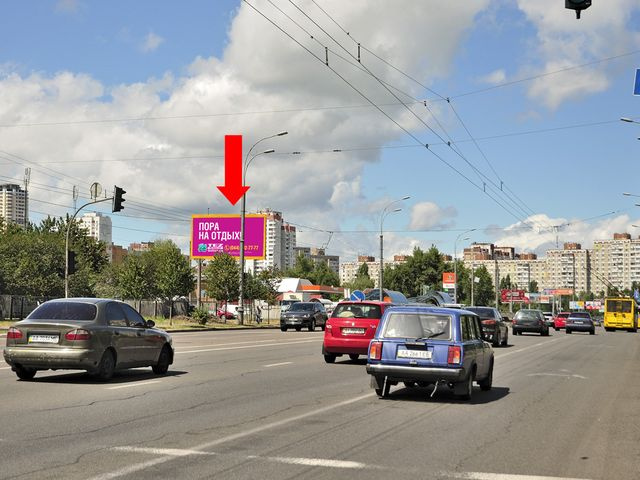 Щит 6x3,  Перова бул., 27, в сторону Ватутина пр.